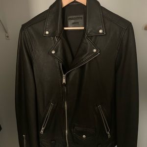 All Saints Biker Leather Jacket Milo